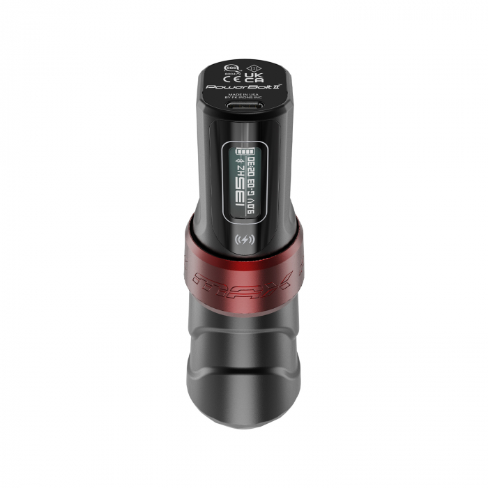 FK Irons Flux Max with 2x PowerBolt II - 3.2 mm Stroke - Yomico Red/Black