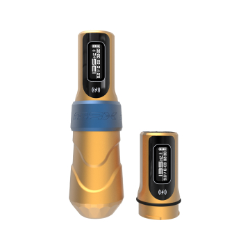 FK Irons Flux Max with 2x PowerBolt II - 4.0 mm Stroke - Logan (Yellow/Matte Blue)