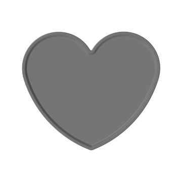 Ghost Heart Tray Top (Tray Only)
