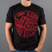 Luxury Hustle Wear T-Shirt Hustle Butter Deluxe in Black/Red