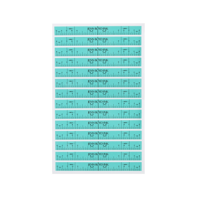 Pack of 2 Sheets Jenn Boyd Ink - Brow Rulers (28 Brow Rulers)