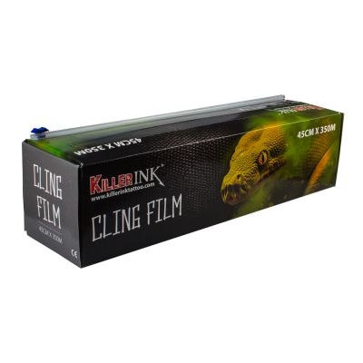 Killer Ink  Easy Cut Cling Film in Dispenser 350m x 45cm