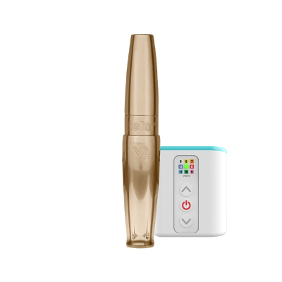 Microbeau Bellar - Permanent Makeup Machine V2 - Rose Gold with Airbolt Mini