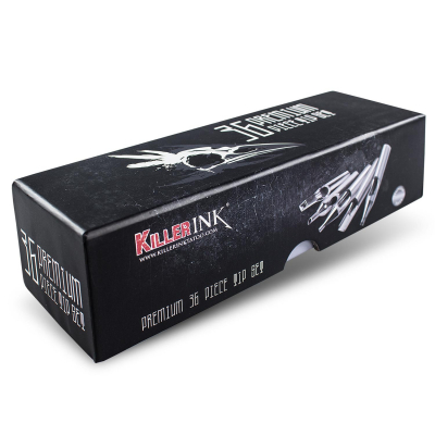  Killer Ink  36 kpl 316 ST   Tipit Round, Diamond + Magnum Premium setti