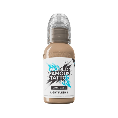 World Famous Limitless Tattoo Ink - Light Flesh 2 30ml