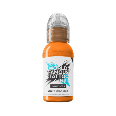 World Famous Limitless Tattoo Ink - Light Orange 2 30ml