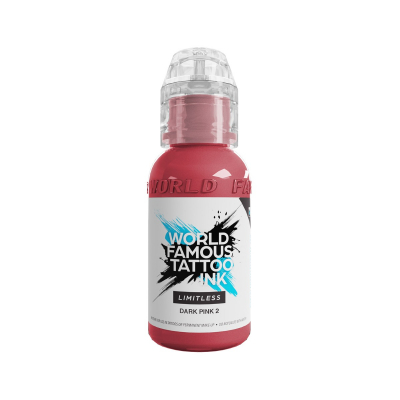 World Famous Limitless Tattoo Ink - Dark Pink 2 30ml