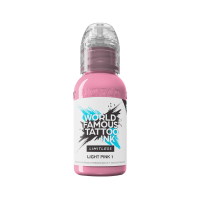 World Famous Limitless Tattoo Ink - Light Pink 1 30ml