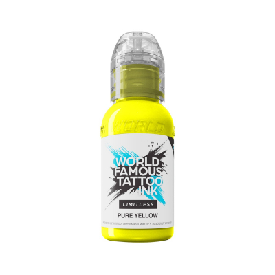 World Famous Limitless Tattoo Ink - Pure Yellow 30ml