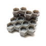 Bag of 50 (200 caps) Soldier Bee Grey Hive Caps thumbnail