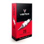 Box of 20 Vertix Cartridges 0.30mm Long Taper - Round Liner Super Tight thumbnail